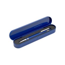 Penne personalizzate, blu, alluminio, 17,9 x 3,8 x 1,8 cm