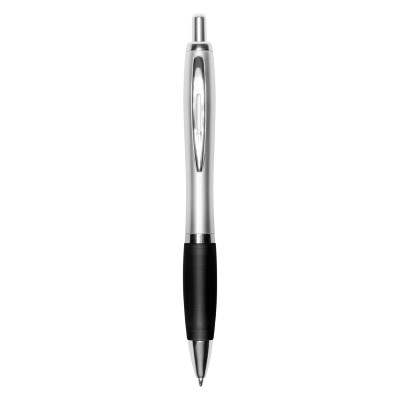 Penne personalizzate, nero, plastica, Ø1,5 x 14 cm