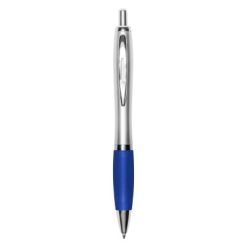 Penne personalizzate, blu scuro, plastica, Ø1,5 x 14 cm