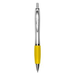 Penne personalizzate, giallo, plastica, Ø1,5 x 14 cm