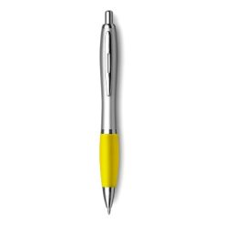 Penne personalizzate, giallo, plastica, Ø1,5 x 14 cm