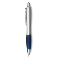 Penne personalizzate, blu scuro, plastica, Ø1,5 x 14 cm
