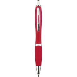 Penne personalizzate, rosso, plastica, Ø1,5 x 14 cm