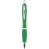 Penne personalizzate, verde, plastica, Ø1,5 x 14 cm