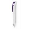 Penne personalizzate, viola, ABS, Ø1,3 x 14,7 cm