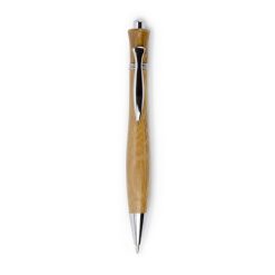 Penne personalizzate in legno, legno, metallo, bambù, Ø1,4 x 13,5 cm