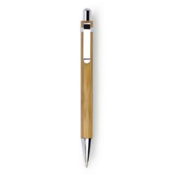 Penna in bambù personalizzata, legno, bambù, metallo, Ø1,1 x 13,5 cm
