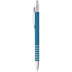 Penne personalizzate, blu, alluminio, metallo, Ø0,8 x 13,8 cm