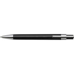 Penne personalizzate, nero, plastica, metallo, Ø1,2 x 13,3 cm