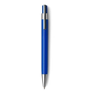 Penne personalizzate, blu scuro, plastica, metallo, Ø1,2 x 13,3 cm