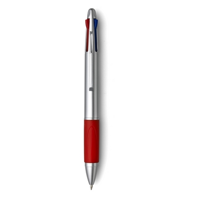 Penne personalizzate, ricarica multicolore, rosso, plastica, Ø1,4 x 14,1 cm
