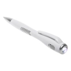 Penne personalizzate, lampadina LED, bianco, plastica, Ø1,5 x 12,7 cm