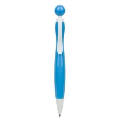 Penne personalizzate, blu scuro, ABS, Ø1,5 x 14 cm
