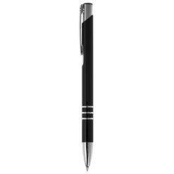 Penne personalizzate, nero, alluminio, Ø0,9 x 13,6 cm