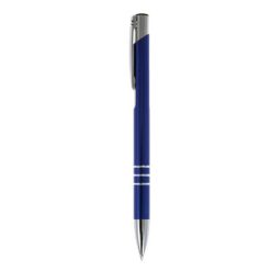 Penne personalizzate, blu scuro, alluminio, Ø0,9 x 13,6 cm