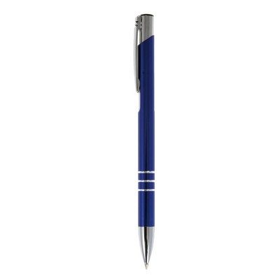 Penne personalizzate, blu scuro, alluminio, Ø0,9 x 13,6 cm - Cintapunto®  Italia