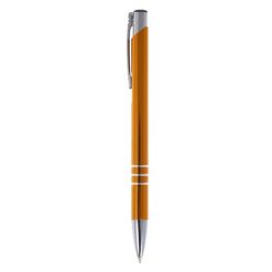 Penne personalizzate, arancione, alluminio, Ø0,9 x 13,6 cm