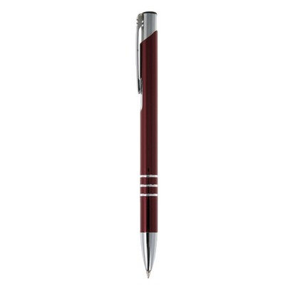 Penne personalizzate, borgona, alluminio, Ø0,9 x 13,6 cm