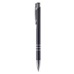 Penne personalizzate, grigio, alluminio, Ø0,9 x 13,6 cm