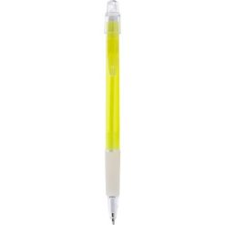 Penne personalizzate, giallo, plastica, gomma, Ø1 x 14,3 cm