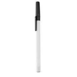 Penne personalizzate, tappo, nero, PP, Ø0,8 x 14,6 cm
