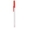 Penne personalizzate, tappo, rosso, PP, Ø0,8 x 14,6 cm