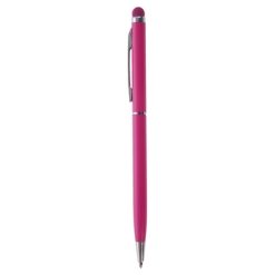 Penne personalizzate, touch pen, rosa, alluminio, Ø0,8 x 13,5 cm