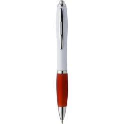 Penne personalizzate, rosso, ABS, metallo, Ø1,3 x 14 cm