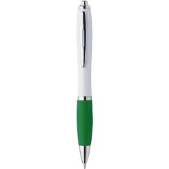 Penne personalizzate, verde, ABS, metallo, Ø1,3 x 14 cm