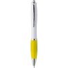 Penne personalizzate, giallo, ABS, metallo, Ø1,3 x 14 cm