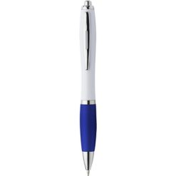 Penne personalizzate, blu, ABS, metallo, Ø1,3 x 14 cm