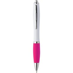 Penne personalizzate, rosa, ABS, metallo, Ø1,3 x 14 cm