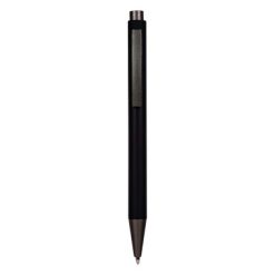 Penne personalizzate realizzate in plastica e metallo di alta qualità, nero, plastica, metallo, Ø1,0 x 13,8 cm