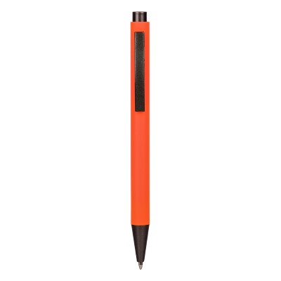 Penne personalizzate realizzate in plastica e metallo di alta qualità, arancione, plastica, metallo, Ø1,0 x 13,8 cm
