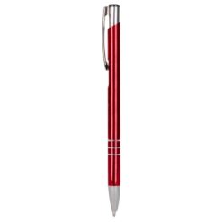 Penne personalizzate, versione più sottile V1501, rosso, alluminio, Ø0,8 x 13,8  cm