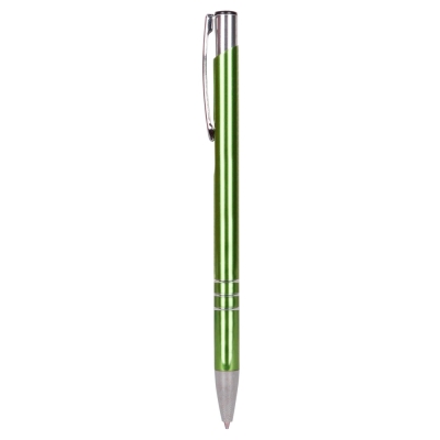 Penne personalizzate, versione più sottile V1501, verde chiaro, alluminio, Ø0,8 x 13,8  cm