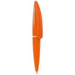 Penne personalizzate, arancione, ABS, Ø1 x 9,6 cm