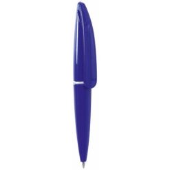 Penne personalizzate, blu, ABS, Ø1 x 9,6 cm