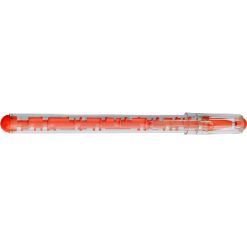 Penne personalizzate "labirinto", arancione, ABS, AS, Ø1,5 x 15,2 cm