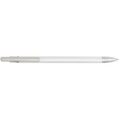 Penne personalizzate, bianco, alluminio, Ø1,2 x 14,4 cm