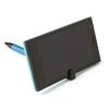 Penne personalizzate, supporto per telefono, blu, ABS, alluminio, metallo, Ø1,5 x 14 cm