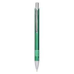 Penne personalizzate, verde, alluminio, Ø1 x 14,2 cm