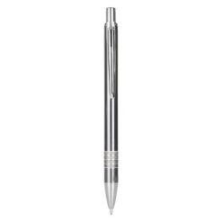 Penne personalizzate, grigio, alluminio, Ø1 x 14,2 cm