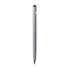 Penne personalizzate, touch pen, argento, alluminio, Ø0,9 x 14,1 cm