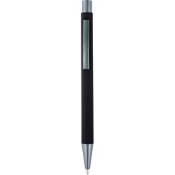 Penne personalizzate, nero, ABS, alluminio, Ø 1,4 x 13,7 cm