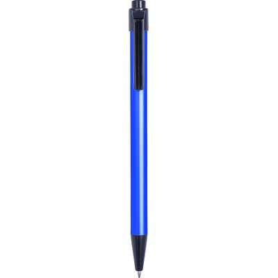 Penne personalizzate, blu scuro, ABS, alluminio, Ø 1,2 x 13,9 cm