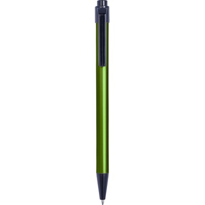 Penne personalizzate, verde chiaro, ABS, alluminio, Ø 1,2 x 13,9 cm