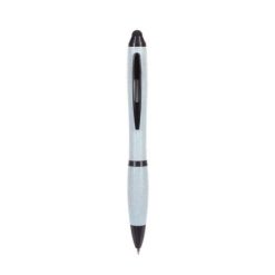 Penne personalizzate ecologiche, touch pen, blu, fibra di bamù, 13,2 x 1,3 cm