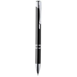Penne personalizzate, nero, ABS, Ø1 x 13,7 cm