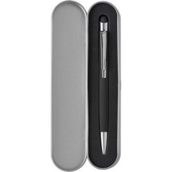 Penne personalizzate, touch pen, nero, ABS, alluminio, 71,8 x 3,8 x 1,9 cm